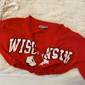 Wisconsin long sleeve shirt with ring